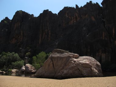 windjana gorge, gibb nehir, kimberley, Batı Avustralya
