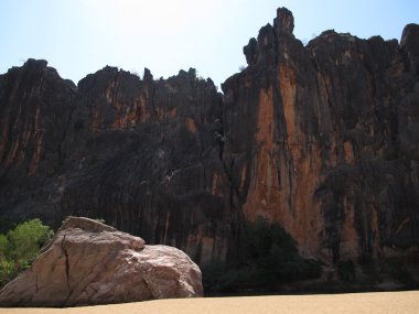 windjana gorge, gibb nehir, kimberley, Batı Avustralya