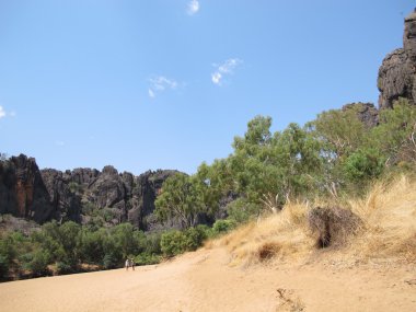 windjana gorge, gibb nehir, kimberley, Batı Avustralya