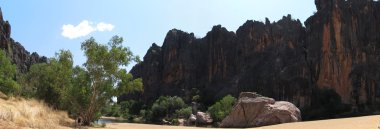windjana gorge, gibb nehir, kimberley, Batı Avustralya