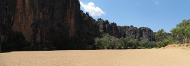 windjana gorge, gibb nehir, kimberley, Batı Avustralya