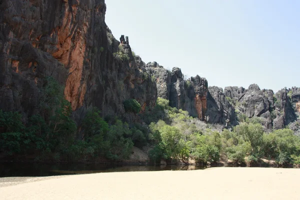 windjana gorge, gibb nehir, kimberley, Batı Avustralya