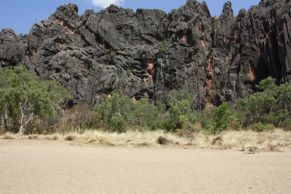 Windjana gorge, gibb nehir, kimberley, Batı Avustralya — Stok fotoğraf