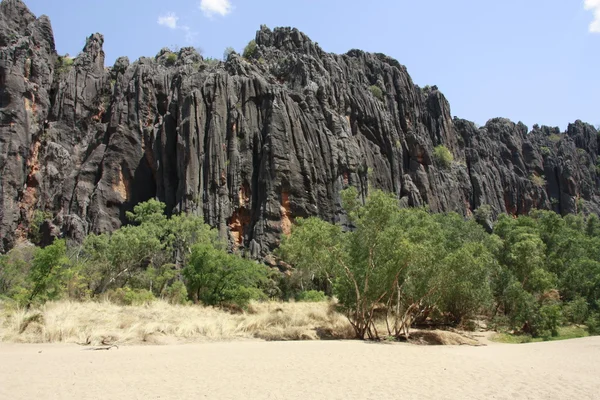 Desfiladero de windjana, gibb river, kimberley, australia occidental — Foto de Stock