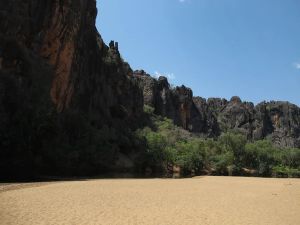 windjana gorge, gibb nehir, kimberley, Batı Avustralya