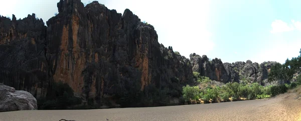 Desfiladero de windjana, gibb river, kimberley, australia occidental — Foto de Stock