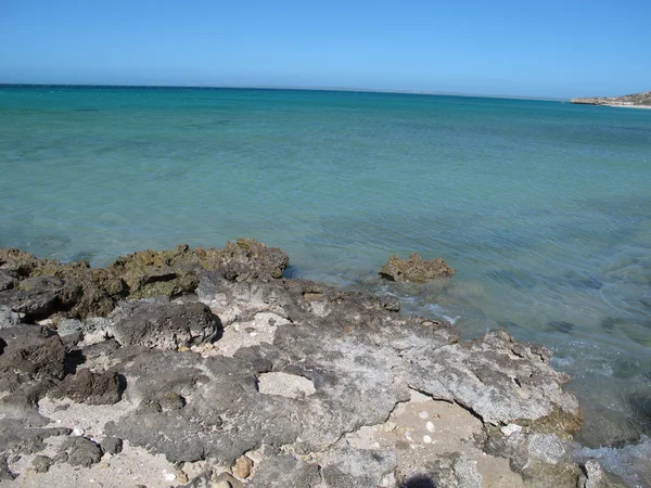 Strome punkt, najbardziej wysuniętym na zachód punktem, Shark Bay, Australia Zachodnia — Zdjęcie stockowe