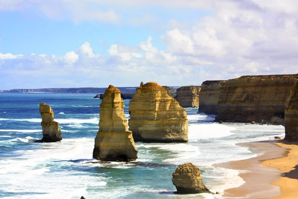 12 Apostles, Great Ocean Road, Австралия — стоковое фото