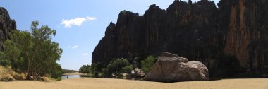 windjana gorge, gibb nehir, kimberley, Batı Avustralya