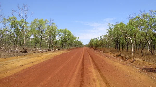 Outback road, Ausztrália — Stock Fotó