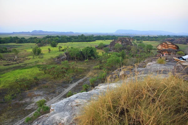 Visa på ubirr, kakadu nationalpark, Australien — Stockfoto