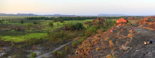 Vista em ubirr, parque nacional de kakadu, austrália — Fotografia de Stock