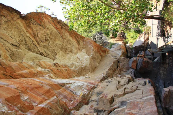 在赭、 卡卡杜国家公园、 北领地、 澳洲原住民岩石艺术 — 图库照片