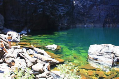 Jim Jim Falls, Kakadu Ulusal Parkı, Northern Territory, Avustralya