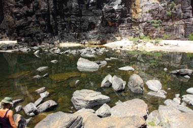 Jim Jim Falls, Kakadu Ulusal Parkı, Northern Territory, Avustralya