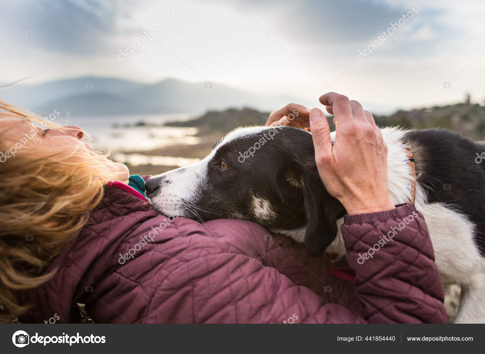 Girl Plays Hugs Dog Traveling Mountain Young Girl Plays Her Stock Photo by ©zhukovvvlad 441854440 Girl Plays Hugs Dog Traveling Mountain Young Girl Plays Her Stock Photo by ©zhukovvvlad 441854440