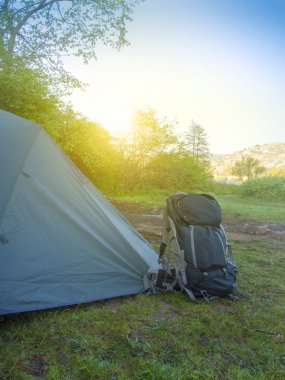 Sırt çantası için Hiking Çadır olduğunu.