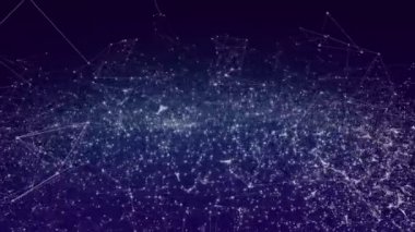 4 k teknoloji soyut animasyon arka plan. Sorunsuz döngü.  