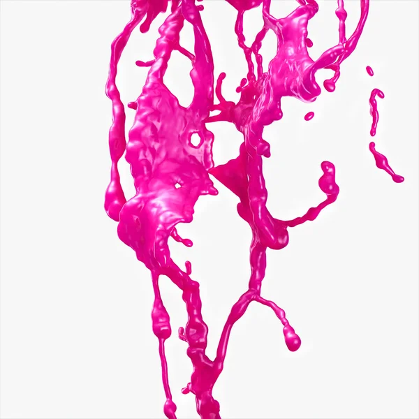 Gekleurde verf splash — Stockfoto