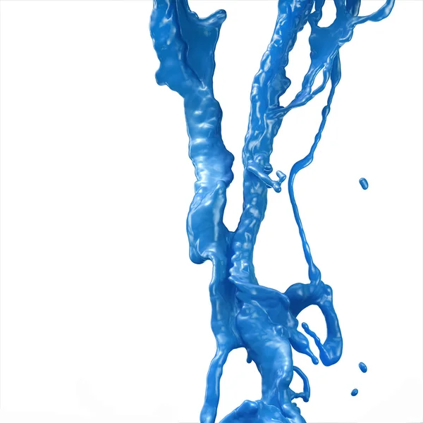 Colored Paint Splash. — Stock Photo, Image