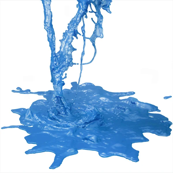 Colored Paint Splash. — Stock Photo, Image