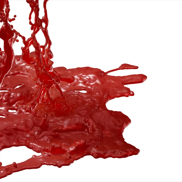 Splashing sânge . — Fotografie, imagine de stoc