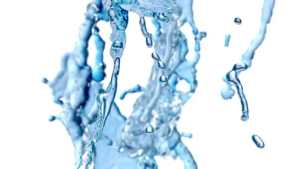 Huile noire avec alpha. Mouvement lent .