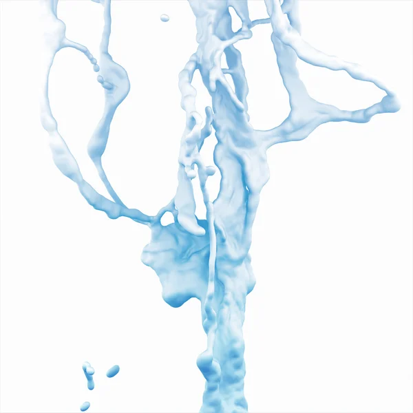 Abstract Splash of Water on a white background — Stock Photo, Image