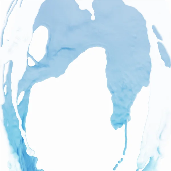 Анотація плескіт води на білому фоні — стокове фото