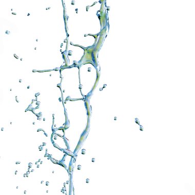 düşen su damlaları