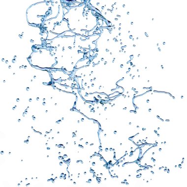 düşen su damlaları