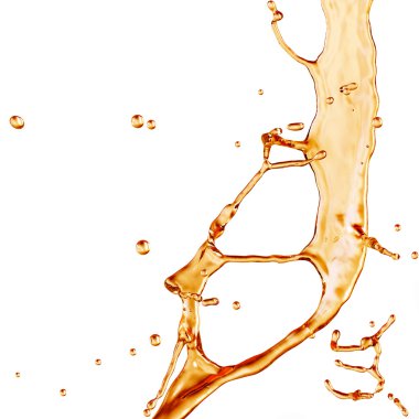 Sıvı sıçrama. Alkol, çay, kola.