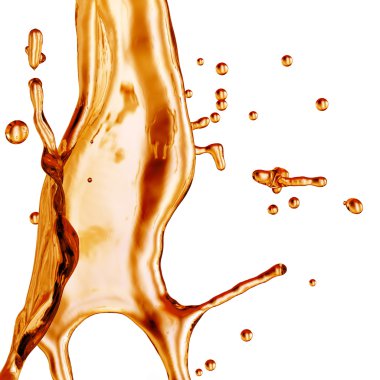 Sıvı sıçrama. Alkol, çay, kola.