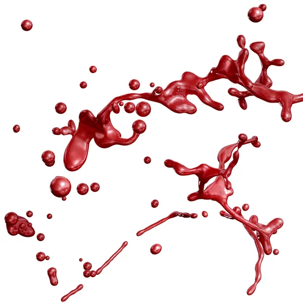 Splashing sânge — Fotografie, imagine de stoc