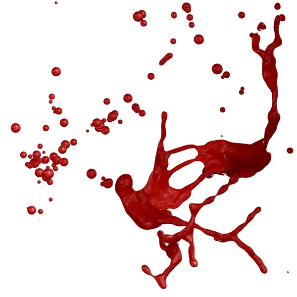 Splashing sânge — Fotografie, imagine de stoc