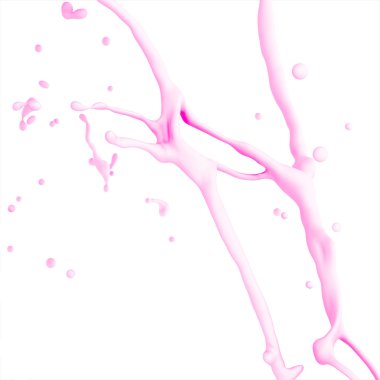 Beyaz zemin üzerinde soyut su damlaları