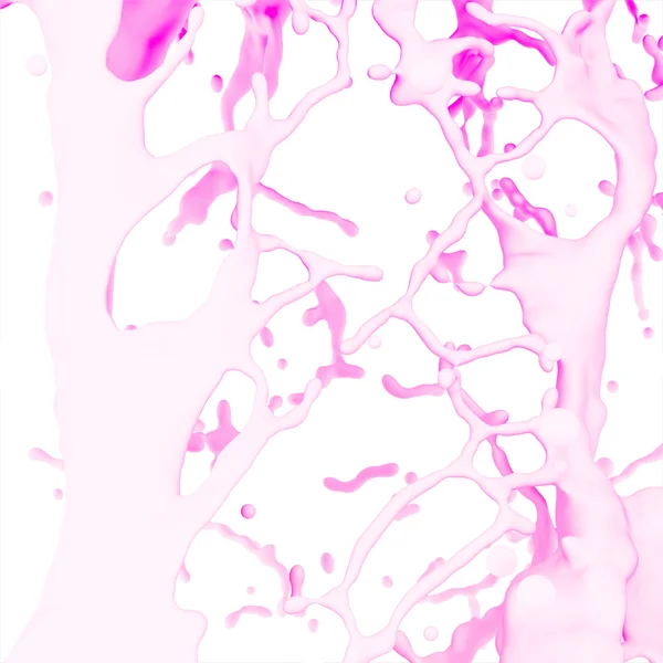 Gotas de agua abstractas sobre un fondo blanco — Foto de Stock