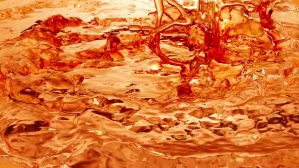 Liquid Splash. Álcool, Chá, Cola . — Vídeo de Stock