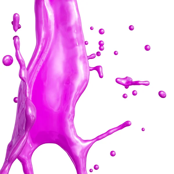 Colored Paint Splash. — Stock Photo, Image