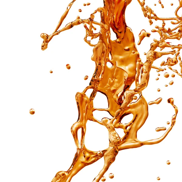 Liquid Splash. Alcool, thé, cola . — Photo