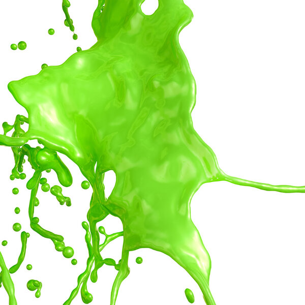 Colored Paint Splash.