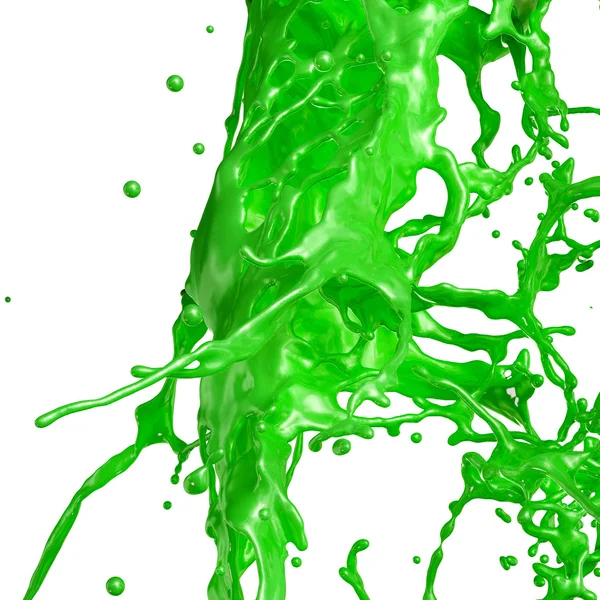 Colored Paint Splash. — Stock Photo, Image