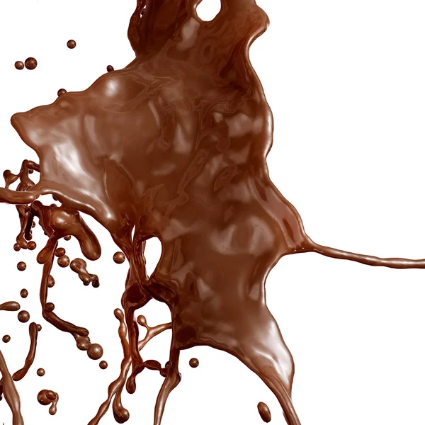 Splash of Hot Chocolate. — Stock Photo, Image