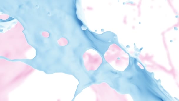 Quelques éclaboussures d'eau abstraites 