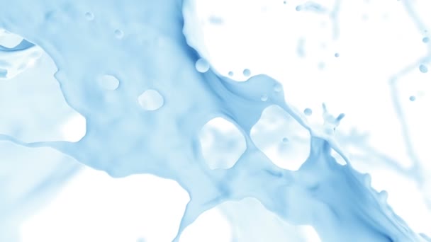 Salpicadura abstracta de agua — Vídeos de Stock