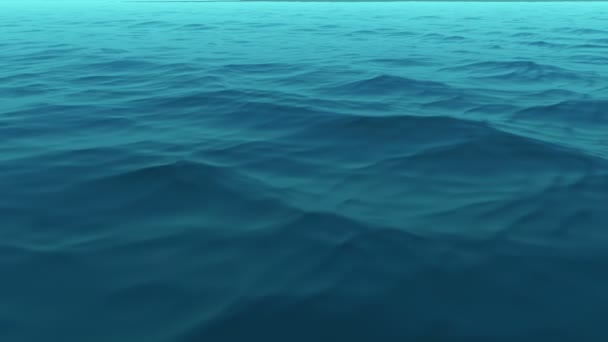 Blue Surface of the Sea — Stock Video