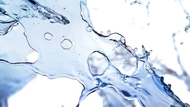 Krople spadające wody — Wideo stockowe