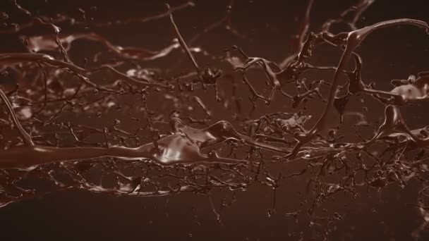 Un soupçon de chocolat chaud. Mouvement lent .