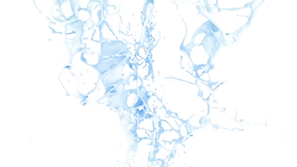 Barevné, abstraktní Splash tekutiny. — Stock video