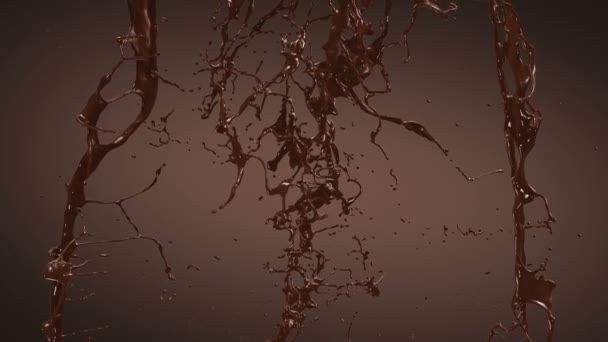 Un soupçon de chocolat chaud. Mouvement lent .